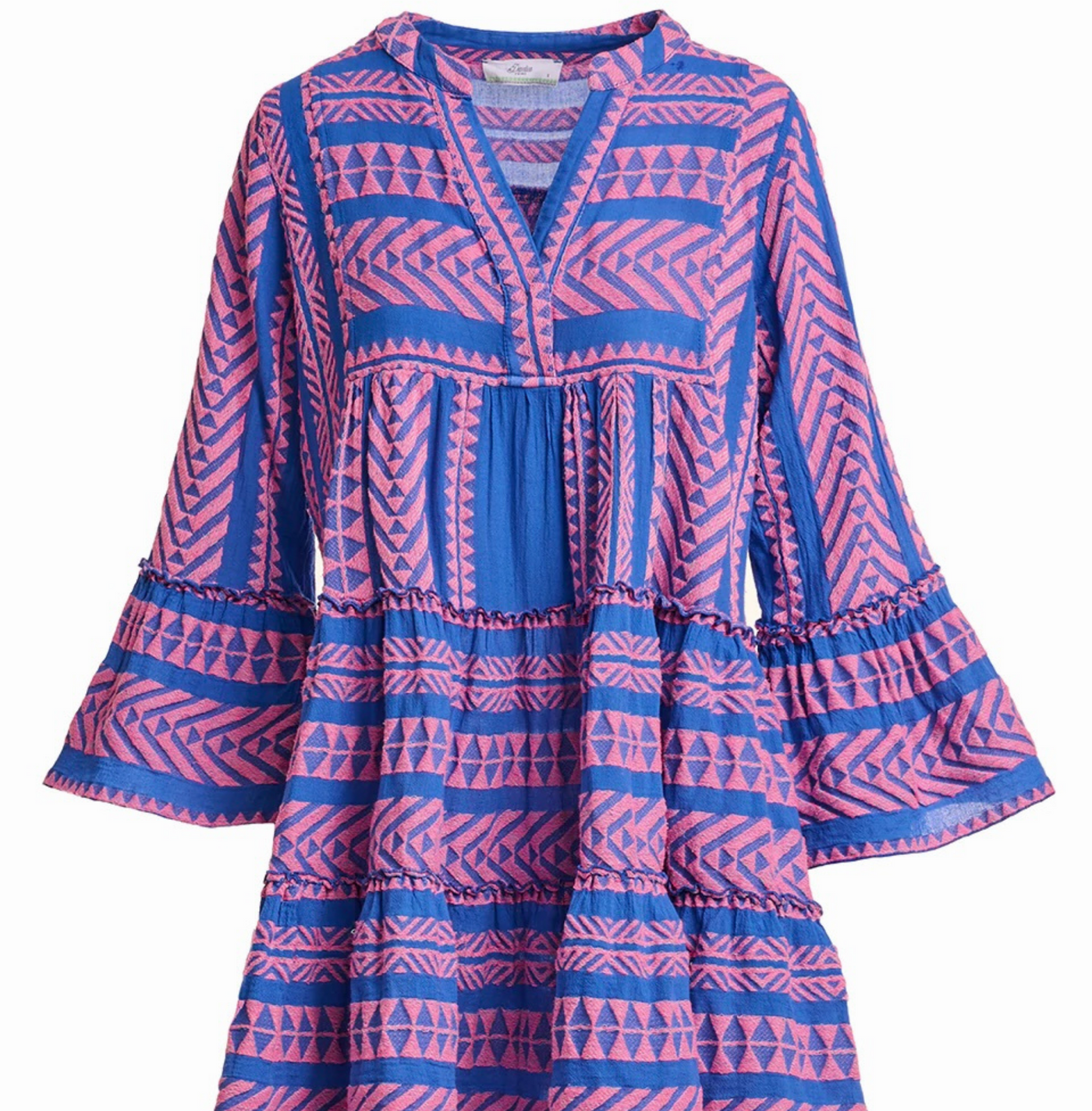 Ella Short Dress SS22 by Devotion Twins - Bright Colours