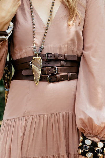 Lexi Leather Belt by Erika Peña