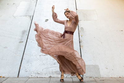 Sabrina Rumba Long Dress by Erika Peña