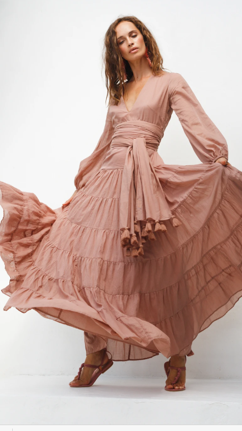 Sabrina Rumba Long Dress by Erika Peña